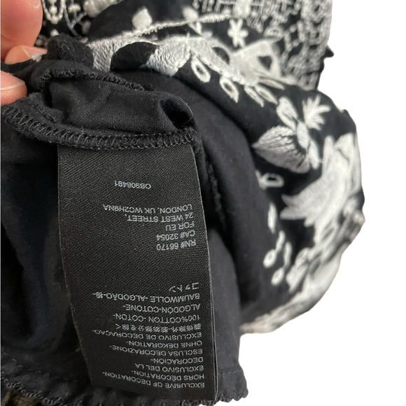 ANTHROPOLOGIE Marisol Off-The-Shoulder Midi Embroidered Dress - Picture 13 of 16